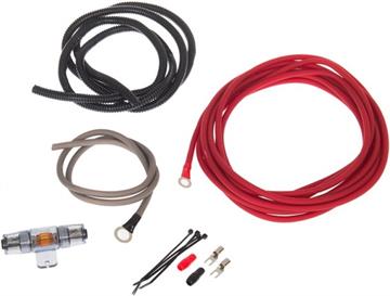 10mm² Kabelsæt til montering af forstærker i bil kabler og sikring/cables and fuse