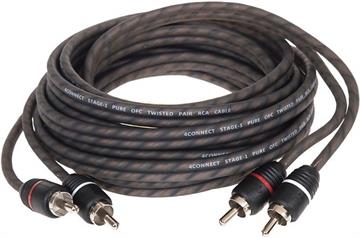 10mm² Kabelsæt til montering af forstærker i bil phono kabel/cable