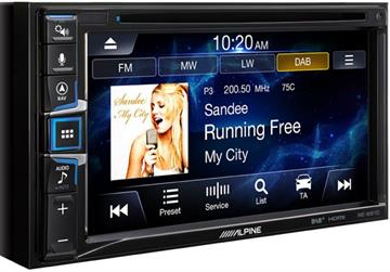 Alpine INE-W611D Autoradio med CD/DVD, Navigation, DAB+, Apple CarPlay og Android Auto profil radio/profile tuner