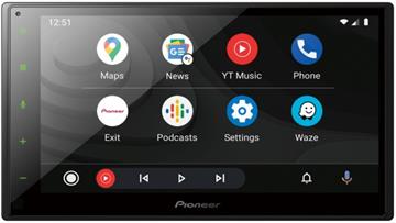 Pioneer SPH-DA160DAB Autoradio med Apple CarPlay, Android Auto og DAB+ forside Android Auto/front Android Auto