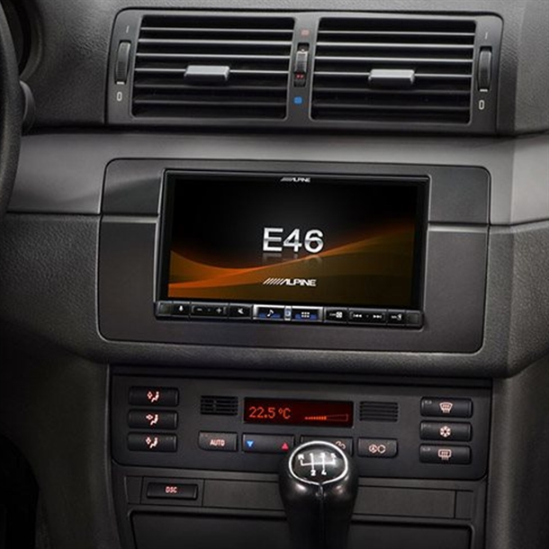 ALPINE ILX-705E TRÅDLØS APPLE CARPLAY 2-DIN 7" SKÆRM TIL BMW E46