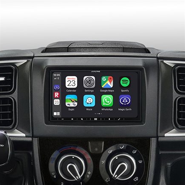 Alpine ILX-W690DU bundle til Fiat Ducato 8
