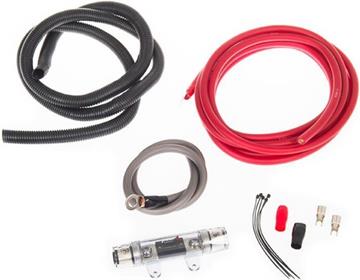 Kabelsæt til montering af forstærker i bil 35mm² OFC kabler og sikring/cables and fuse