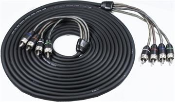 Phono kabel 4-kanals 5.5 meter Stage 2 forside/front
