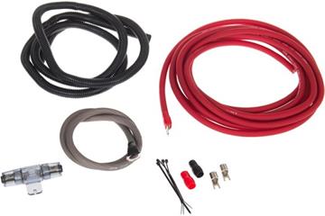 Kabelsæt til montering af forstærker i bil 21mm² kabler og sikring/cables and fuse