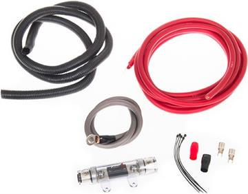 Kabelsæt til montering af forstærker i bil 35mm² kabler og sikring/cables and fuse