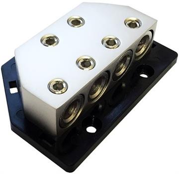 4Connect Fordeler blok til 6x20/50mm² strømkabel forside/front uden cover
