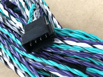 Kabelsæt fra forstærker til ISO 5 meter 1,5 mm2 kabel