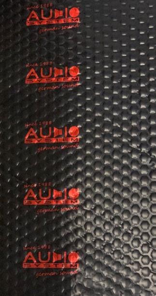 1 Ark Audio System 2000 EVO Alubutyl vibrationsdæmper støjdæmpning forside/front