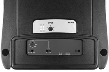 Audison Voce AV due 2-kanals forstærker med aktivt delefilter til bil top delefilter/top crossover