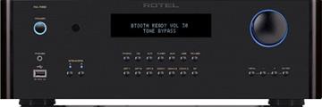 Rotel RA-1592 Sort integreret forstærker med DAC, Bluetooth og MM Riaa forside/front
