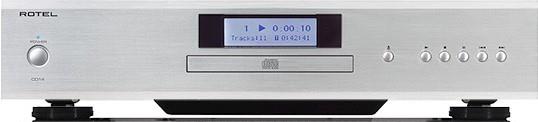 Rotel CD14 CD afspiller med analog og digital udgang Sølv forside/front