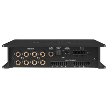 Helix DSP Ultra S 12-kanals DSP Forside/Front indgange