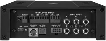 Helix M Six DSP 6-kanals forstærker med 10-kannals DSP processor til bil side indgange/input