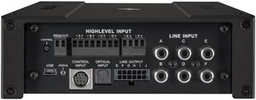 Helix M Four DSP 4-kanals forstærker med 6-kanals DSP processor til bil side indgange/site inputs