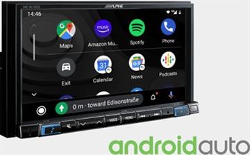 Alpine INE-W720D 2-DIN Autoradio med Navigation, DAB+, Apple carplay, Android auto, Bluetooth, USB og AUX Android Auto