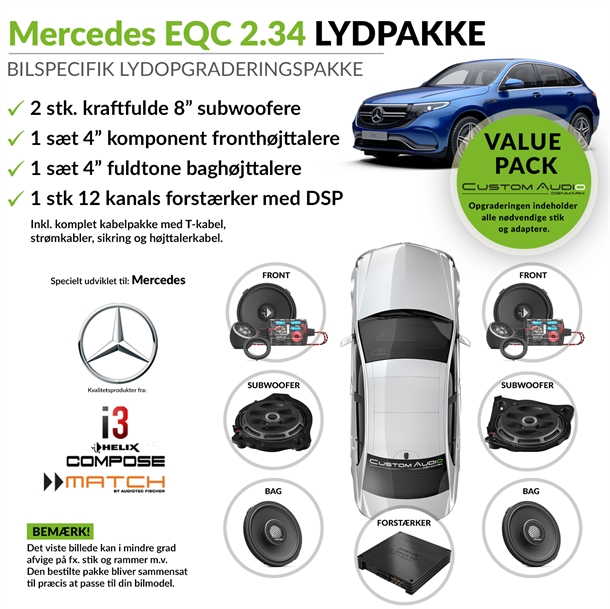 Mercedes EQC 2.34 lydpakke