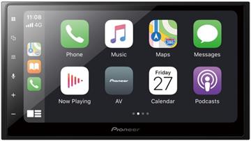 Pioneer SPH-DA250DAB 2-DIN Autoradio med Apple CarPlay, Android Auto og DAB+ forside Apple CarPlay/front Apple CarPlay