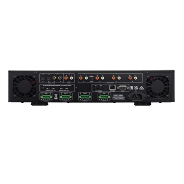 Rotel C8+ 8-kanals effektforstærker med DAC Bagside
