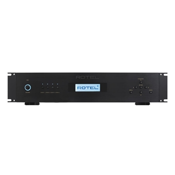 Rotel C8+ 8-kanals effektforstærker med DAC Forside/Front