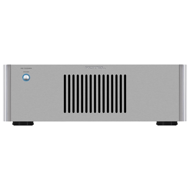 Rotel RB-1552 MK2 Sølv 2-kanals effektforstærker Forside/Front