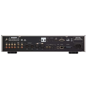 Rotel RC-1572 MK2 Sort Forforstærker med DAC Bagside