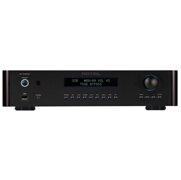 Rotel RC-1572 MK2 Sort Forforstærker med DAC Forside/Front