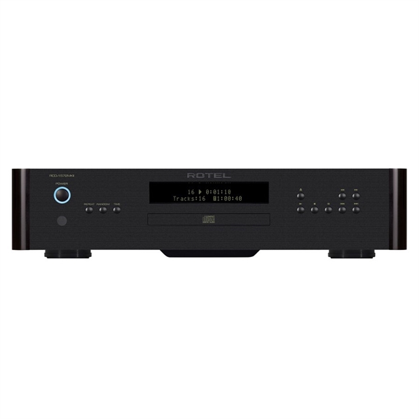 Rotel RCD-1572 MK2 Sort CD afspiller med DAC Forside/Front