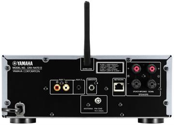 Yamaha MusicCast MCR-N470D HiFi system med Forstærker og højttalere bagside/back