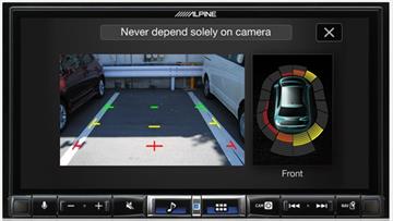 Alpine iLX-705D 2-DIN Autoradio Med trådløs Apple Carplay bakkamera og p-sensor visning