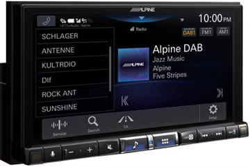 Alpine iLX-705D Autoradio med trådløs Apple Carplay dab visning
