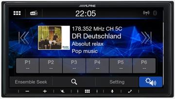 Alpine iLX-W690D Autoradio med DAB+, Apple Carplay & Android Auto DAB+ visning