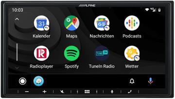 Alpine iLX-W690D Autoradio med DAB+, Apple Carplay & Android Auto Android Auto visning