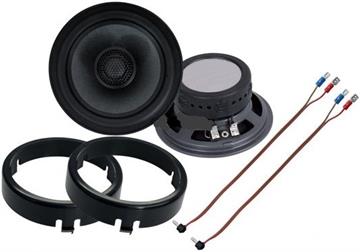 Audiocircle IQ Line 4.75" Coaxial højttalersæt til Mercedes W124, Opel Astra og Corsa forside/front