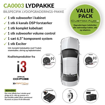 ATF-0003 - Bilspecifik Premium Upgrade lydpakke