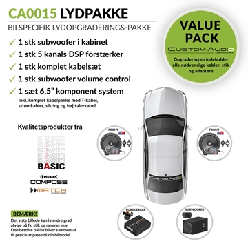 CA0015 - Bilspecifik Advanced Upgrade lydpakke