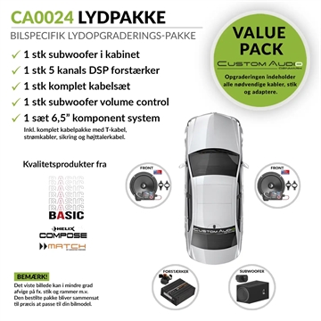 CA0024 - Bilspecifik Advanced Upgrade lydpakke