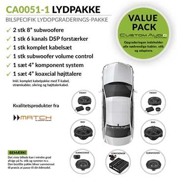 CA0051-1 - Bilspecifik Advanced Upgrade lydpakke
