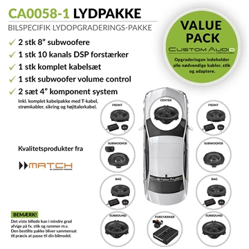 CA0058-1 - Bilspecifik Advanced Upgrade lydpakke