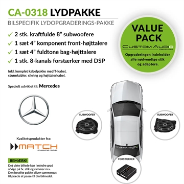 CA0318 - Bilspecifik Smart Upgrade lydpakke