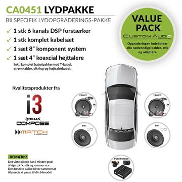 ATF-0451 - Bilspecifik Advanced Upgrade lydpakke