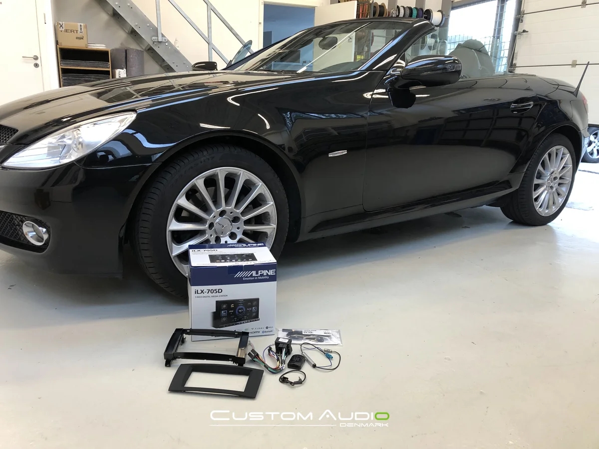Mercedes SLK radioskift