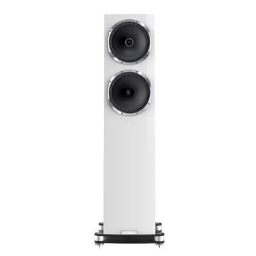 Fyne Audio F502SP Gulvhøjttaler i Piano hvid Forside/front uden højttalergitter