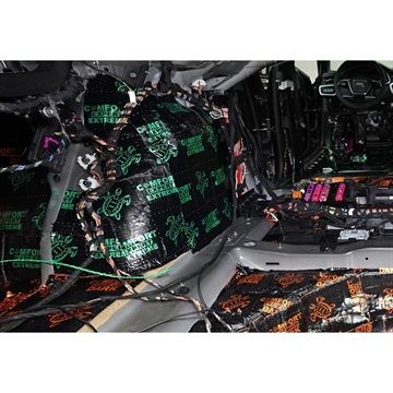 Comfort Mat Extreme 3,5 mm Vibrationsdæmper Monteret på hjulkasse i bil