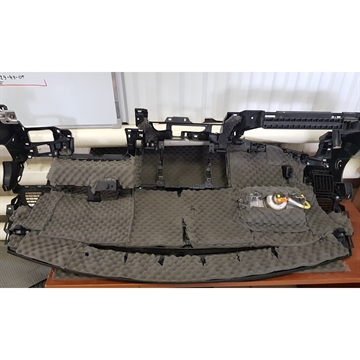 Comfort Mat Soft Wave 15 mm Grå blød æggebakkeskum Monteret på instrumentbord beklædning