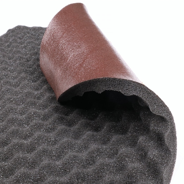Comfort Mat Soft Wave 15 mm Grå blød æggebakkeskum Profil forside/front
