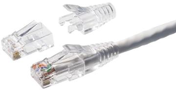Kordz RJ45 S/FTP CAT6 Løs kabelaflastning til løst stik PUSH-THROUGH monteret på et kabel