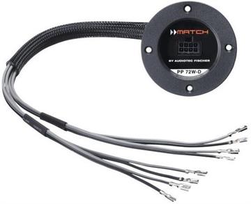 Match PP 72W-D Subwoofer løse enheder sæt 6.5" subwoofer kabel