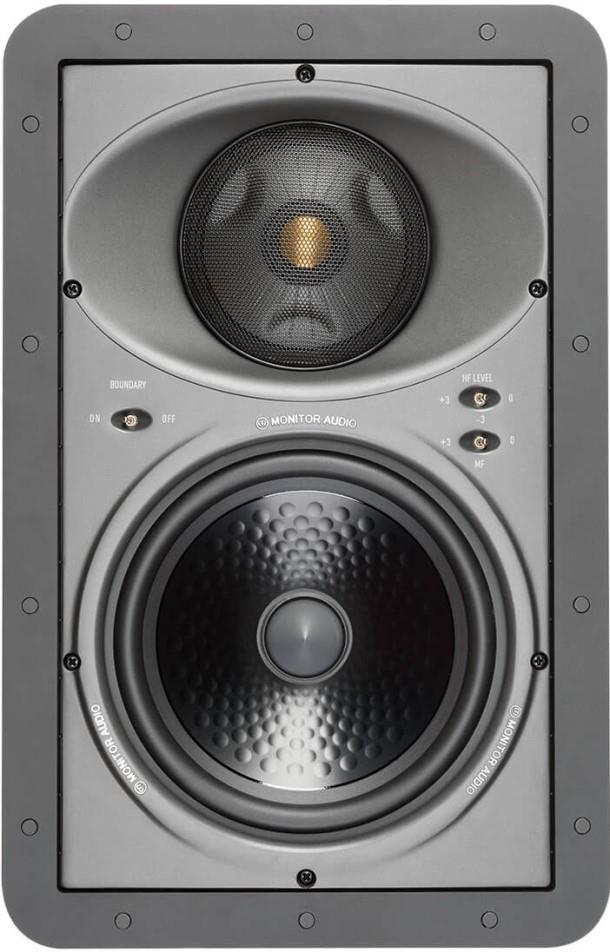 Monitor Audio Core W380-IDC Indbygningshøjttaler til væg 8" forside/front