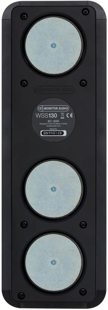 Monitor Audio Super Slim WSS130 Indbygningshøjttaler til væg 3" bagside/back